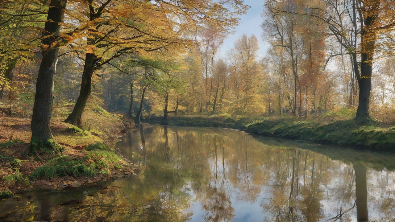 Nowoczesne wnętrze księgarni z wysokimi regałami pełnymi kolorowych książek, miękkie oświetlenie i przytulna atmosfera