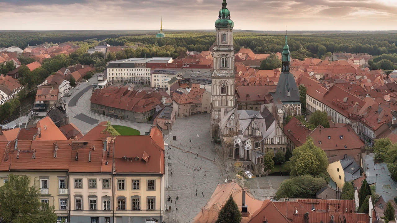 Okładka książki 'Gwiazdy nad Warszawą' przedstawiająca panoramę miasta nocą z rozgwieżdżonym niebem
